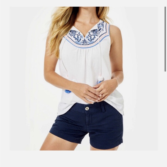 Lilly Pulitzer Callahan short / size 8 / true navy - Picture 7 of 9